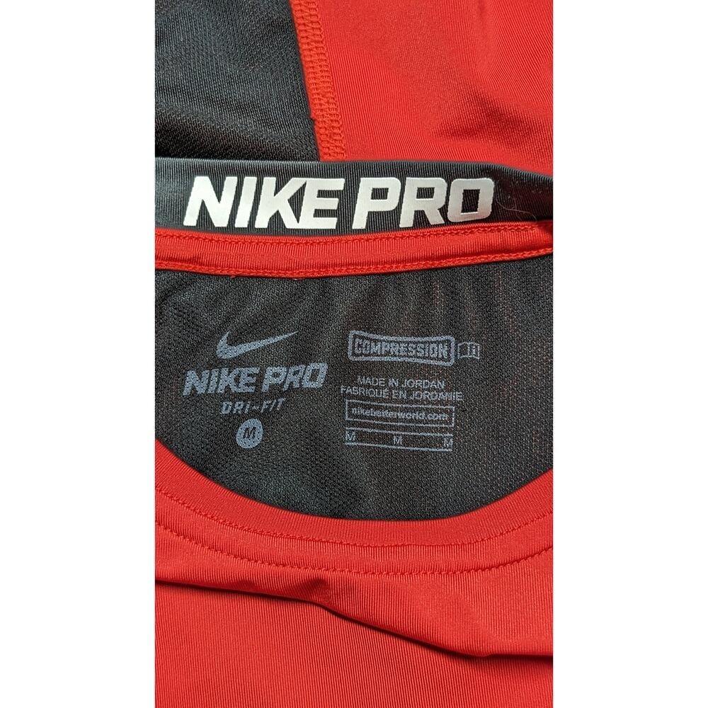Nike Pro Dri Fit Training Compression Top  Short Sleeve Athletic Shirt Medium - Picture 5 of 7